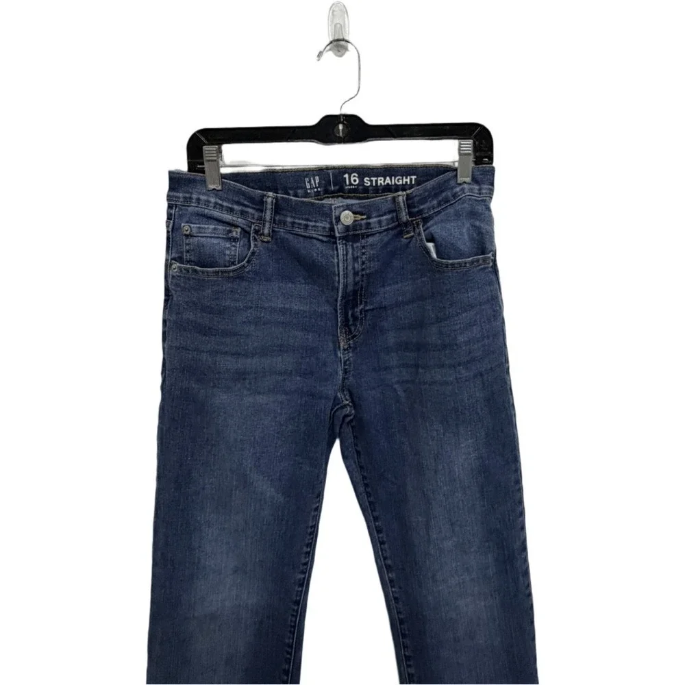 Gap Boys Straight Leg Denim Jeans Size 16 Boys Husky Fit Basics Casual